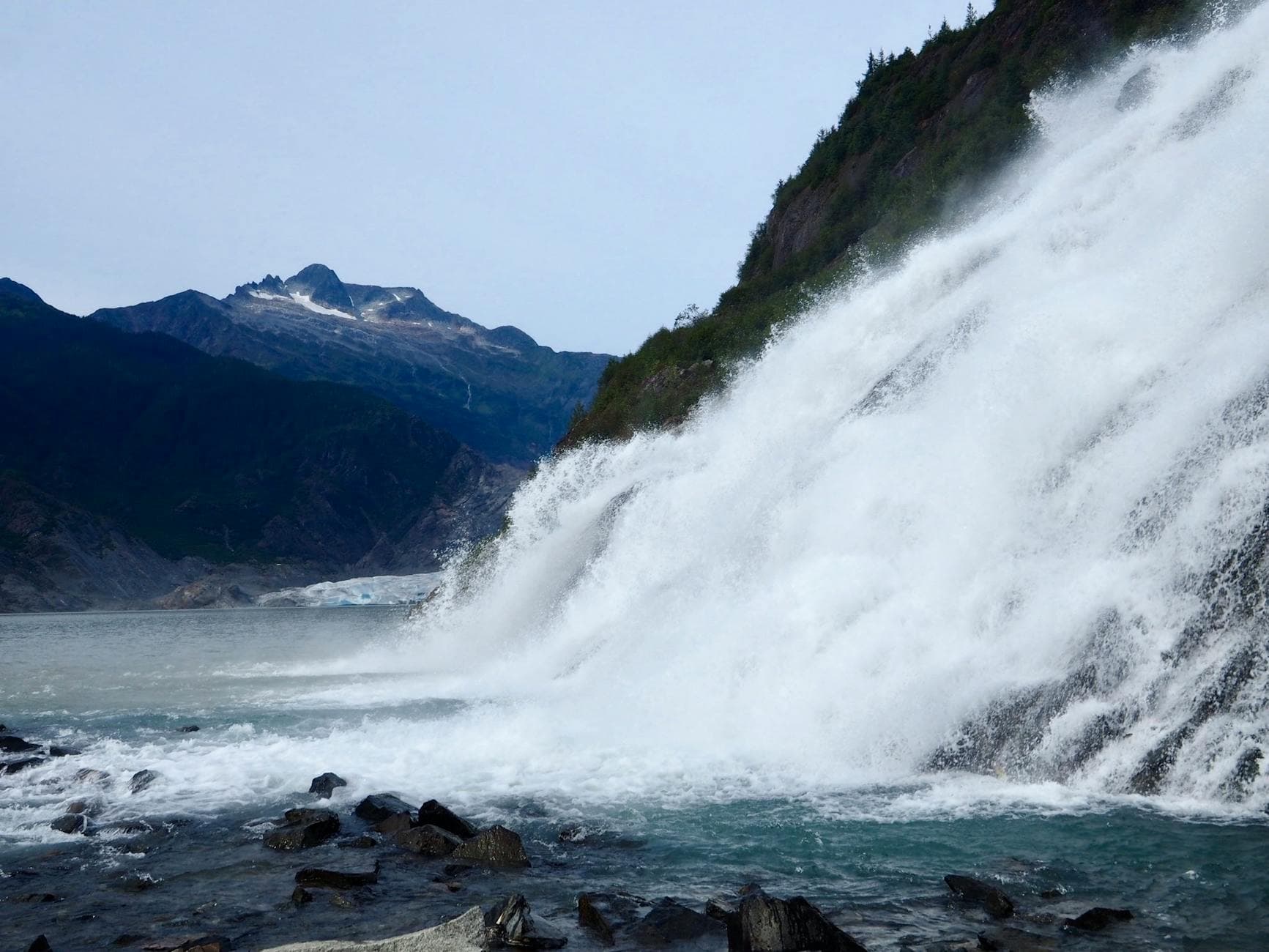 Mendenhall Glacier (Photo Point, Nugget Falls)