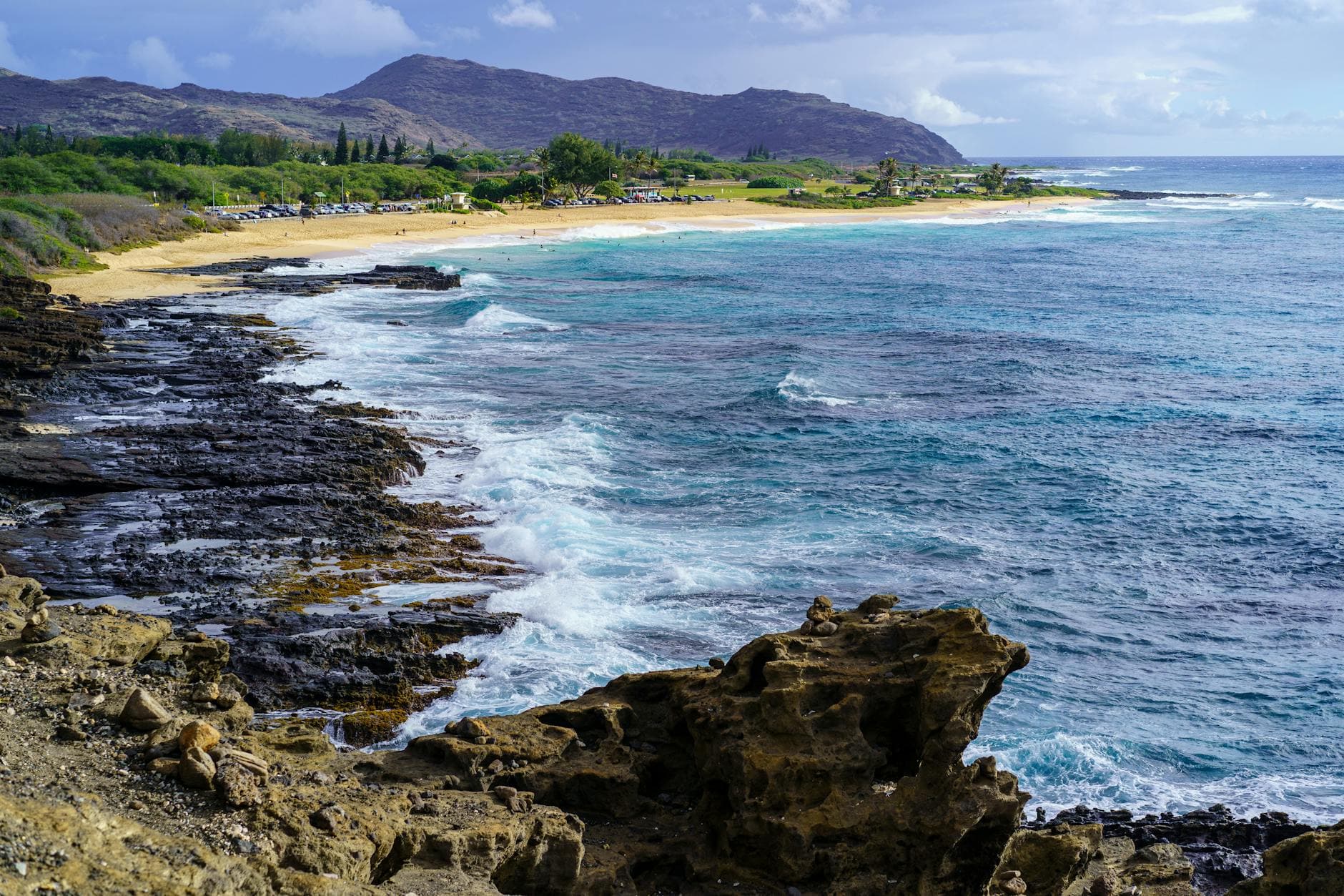 Poʻipū (Spouting Horn, Baby Beach)