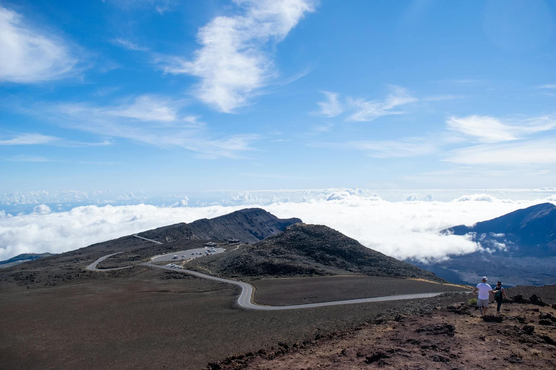 Haleakalā NP (summit (sunrise permit required, sunset no permit), Halemauʻu Trail, Hosmer Grove)