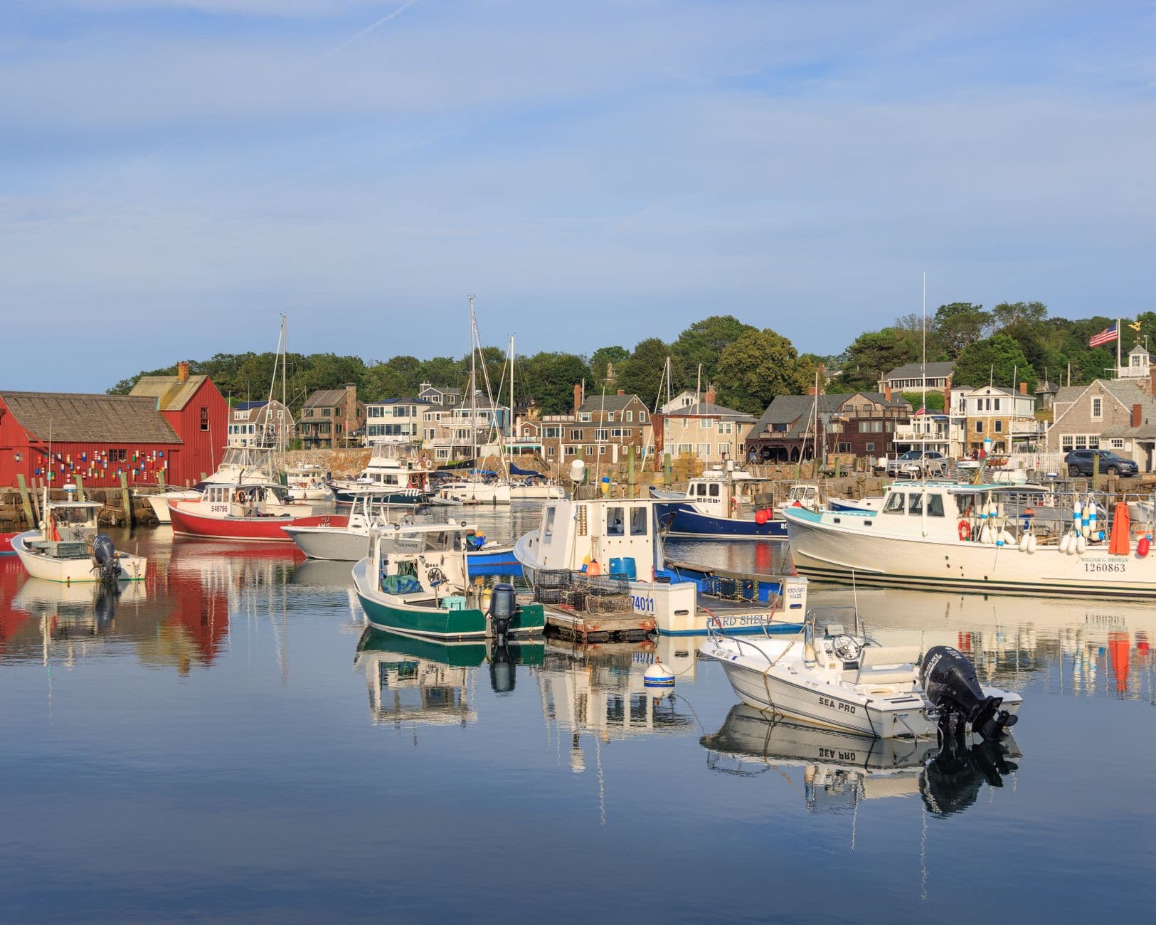 Rockport Village & Andre the Seal Monument