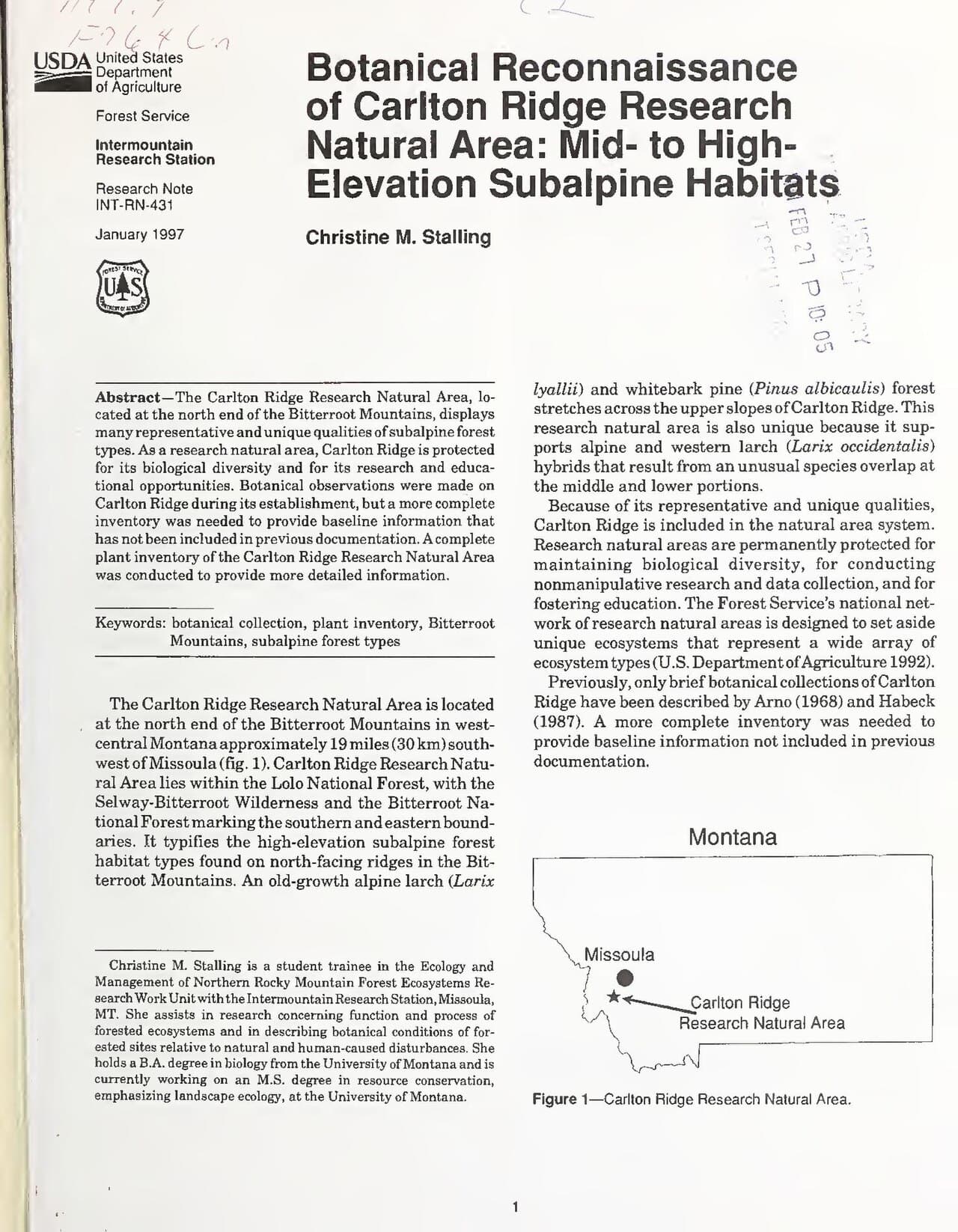 Rattlesnake National Recreation Area